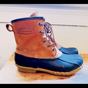 Lacrosse Duck Boots.  Womens size 8 youth boy size 6.5.